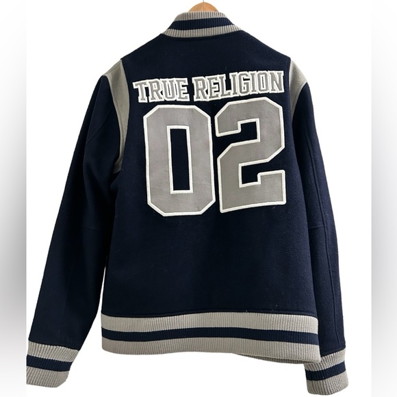 True Religion Vintage Varsity Jacket - Picture 2 of 2